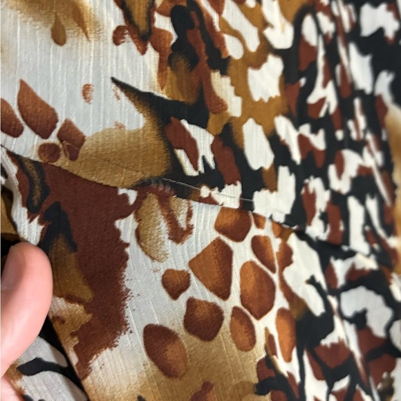 Vintage Leopard Print Flowy Skirt - Picture 6 of 6